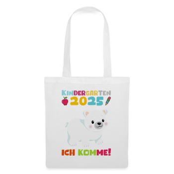 Kindergarten 2025 Children Gift Kita 2025 Decoration - Tote Bag - white - Front