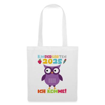 Kindergarten 2025 Kids Gift Kita 2025 Decoration - Tote Bag - white - Front