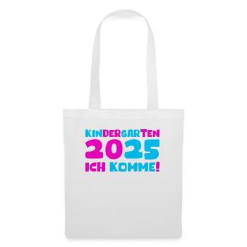 Kindergarten 2025 Kids Gift Kita 2025 Decoration - Tote Bag - white - Front