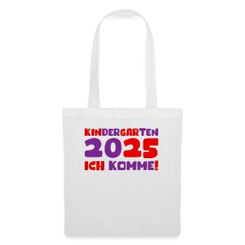 Kindergarten 2025 Kids Gift Kita 2025 Decoration - Tote Bag - white - Front