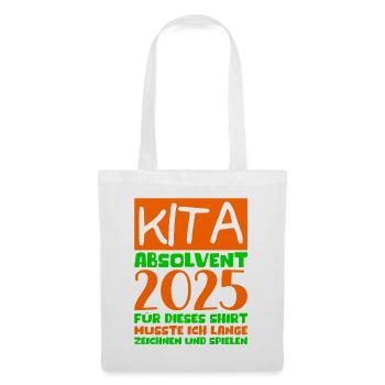 Farewell Kindergarten 2025 Gift Girl Boys - Tote Bag - white - Front