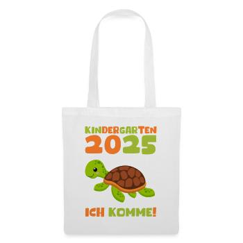 Kindergarten 2025 Kinder Geschenk Kita 2025 Deko - Stoffbeutel - Weiß - Vorne