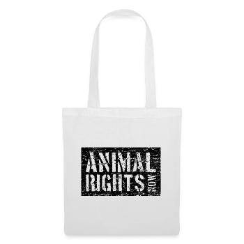 ANIMAL RIGHTS NOW VEGAN - Tote Bag - white - Front