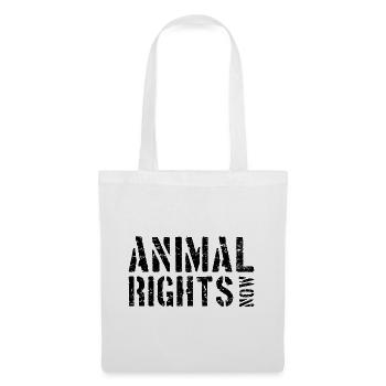 ANIMAL RIGHTS NOW - Tote Bag - white - Front