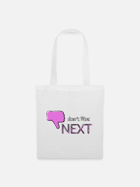Don't like: Next - Stoffbeutel - Weiß