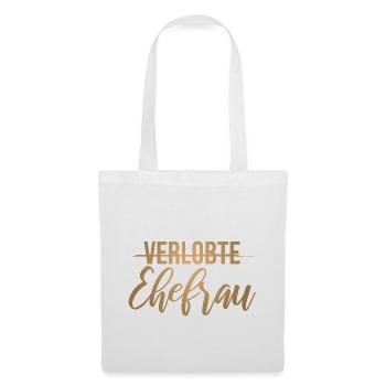Wedding bachelorette party fiancee wife - Tote Bag - white - Front