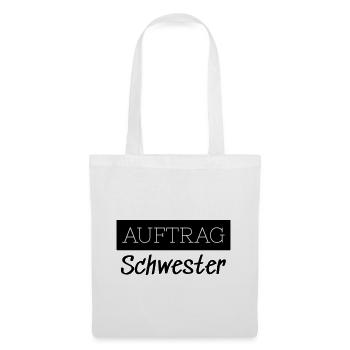 Commander Sister Family Funny Gift - Sac en tissu - blanc - Devant