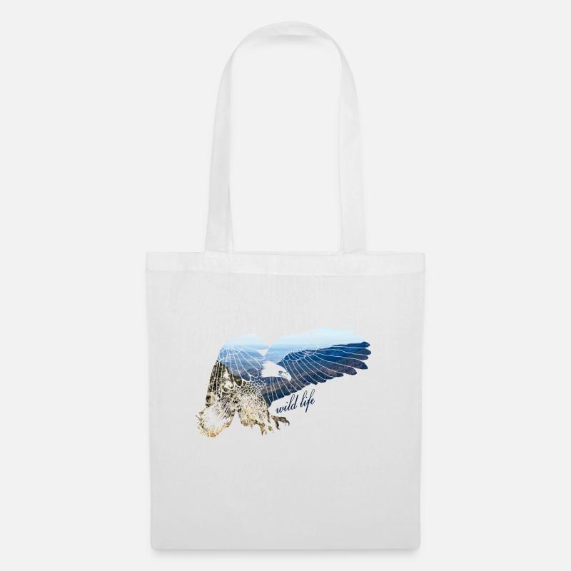 Adler Wildlife - Stoffbeutel - Weiß