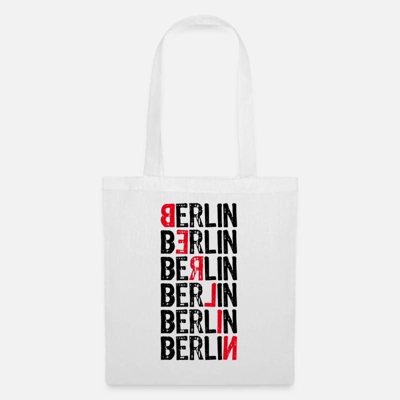Berlin - Stoffbeutel - Weiß