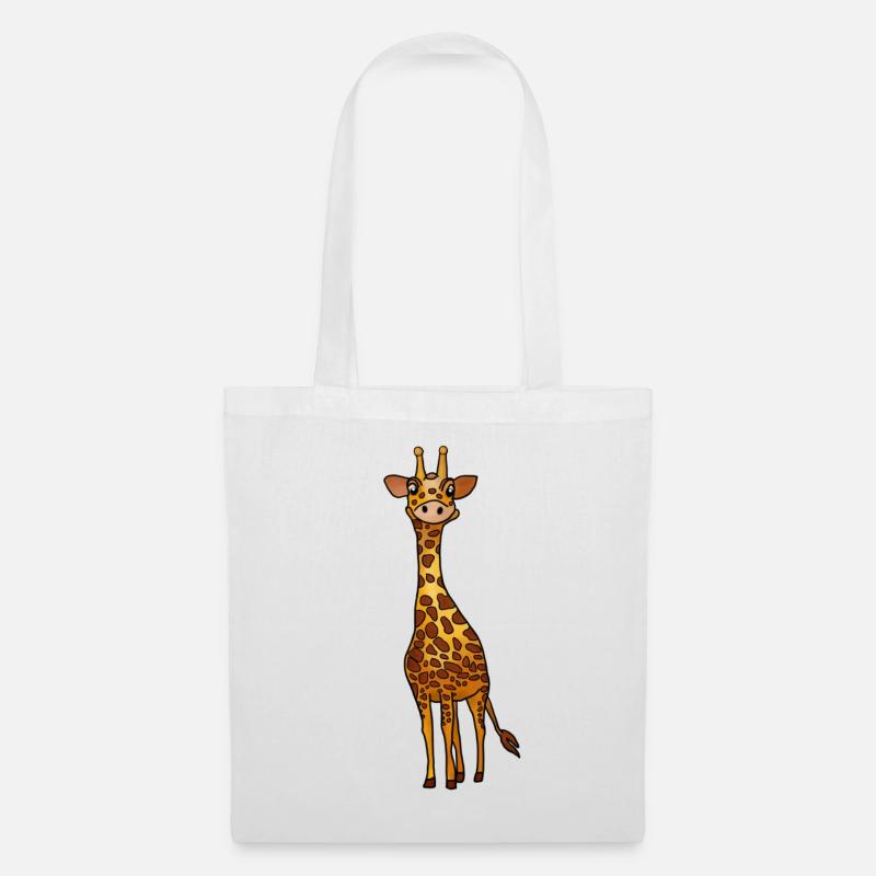 Giraffe - Stoffbeutel - Weiß