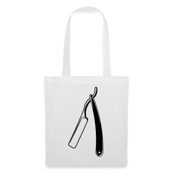 Image d’ombre transparente comme un rasoir - Sac en tissu - blanc - Devant