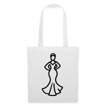 flamenco - Sac en tissu - blanc - Devant