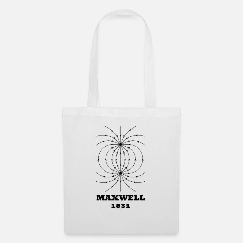 Maxwell Welle Physik Physiker Geschenk - Stoffbeutel - Weiß