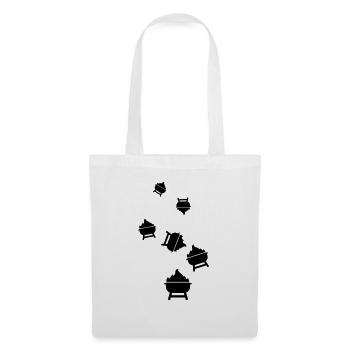 Grill icon - Tote Bag - white - Front
