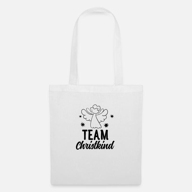 Team Christkind - Stoffbeutel - Weiß