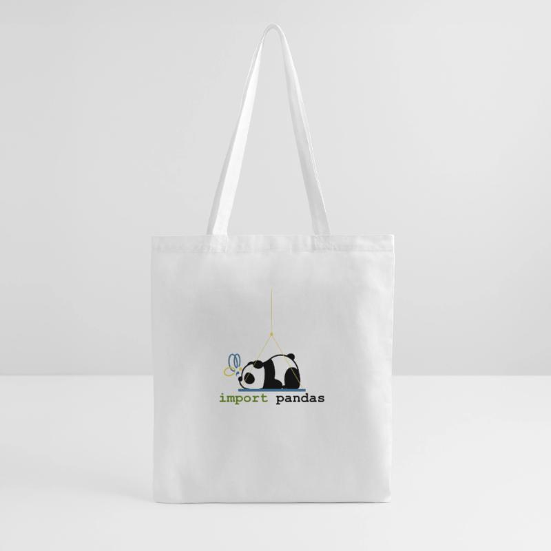 Python Jokes Import Pandas Programming Tote Bag