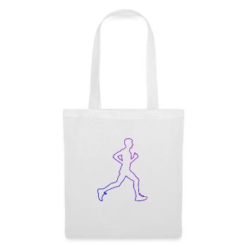 Cross Country Running Course Jogging Femme - Sac en tissu - blanc - Devant