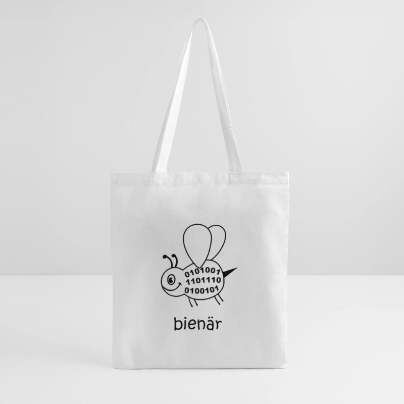 binary, binary system, bee, bienary, binary Tote Bag