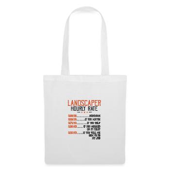 Gardennursery Gardener Landscape Gardener - Tote Bag - white - Front