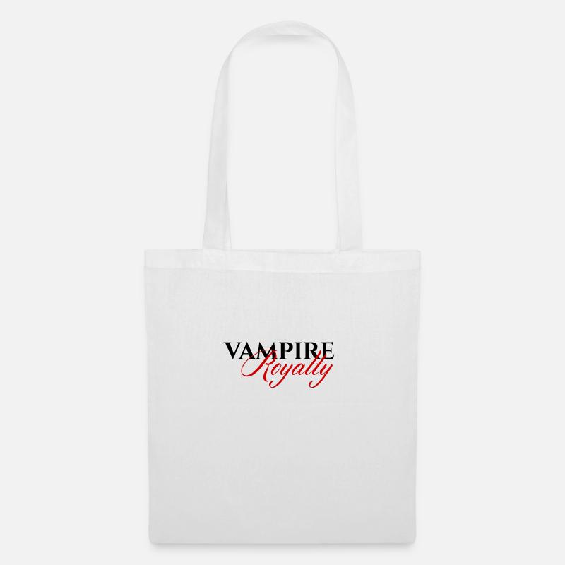 Fantasy / Vampire / Dracula: Vampire Royalty - Tote Bag - white
