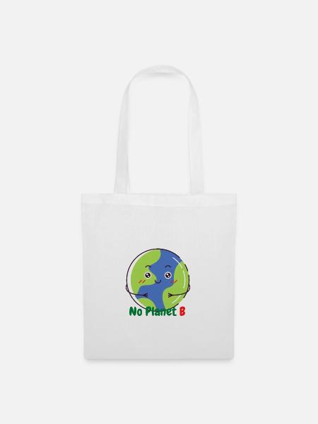 No Planet B - Stoffbeutel - Weiß