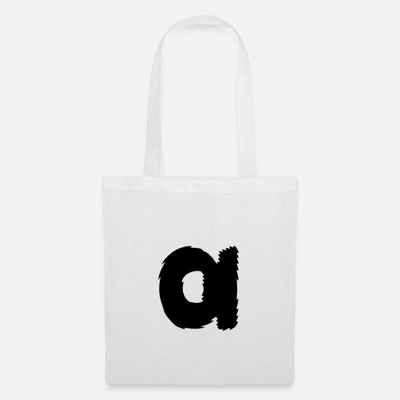 Alpha | Symbol | griechisches Alphabet - Stoffbeutel - Weiß