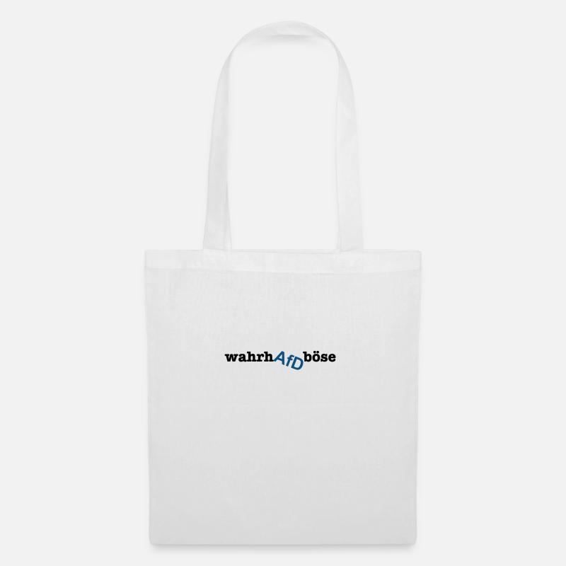 wahrhAFD böse - Stoffbeutel - Weiß