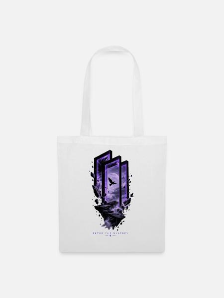 Purple Portal (Vollbild-Front) - Stoffbeutel - Weiß