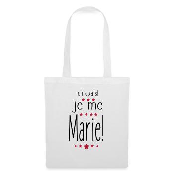 eh ouais - Sac en tissu - blanc - Devant