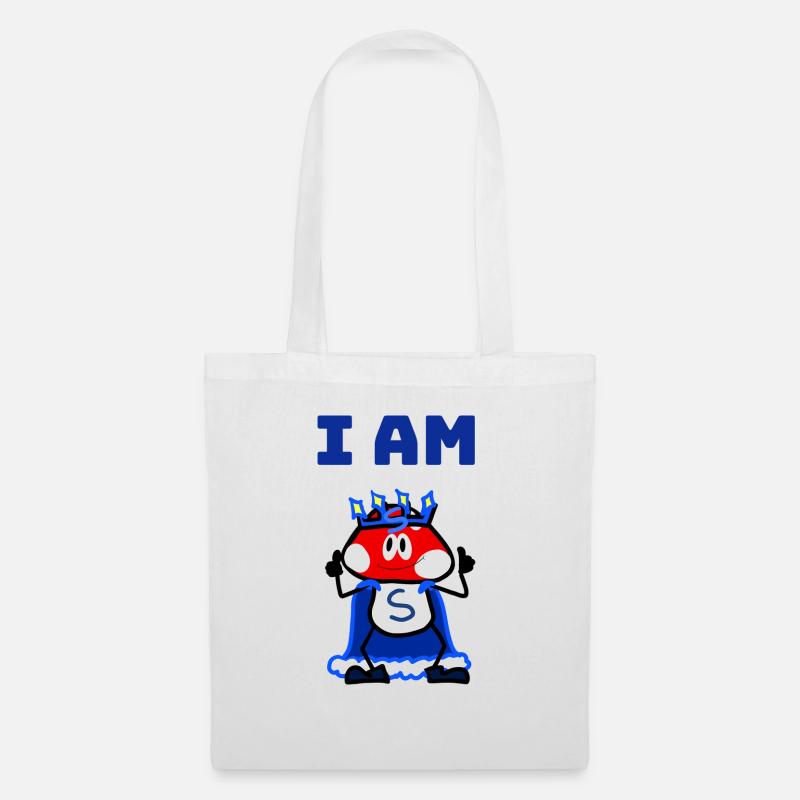 I am S! - Stoffbeutel - Weiß