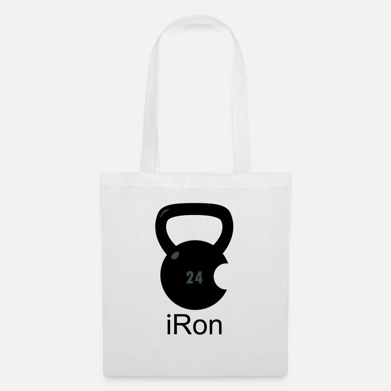 iRon Kettlebell - Stoffbeutel - Weiß