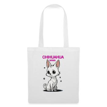 CHIHUAHUA MAMA - Stoffbeutel - Weiß - Vorne