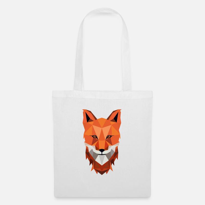 Fuchs - Stoffbeutel - Weiß