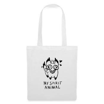 Cursed Cat Spirit Animal Black - Tote Bag - white - Front
