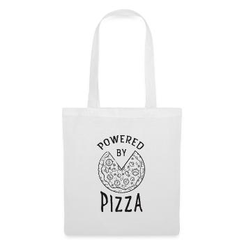 Powered By Pizza - Tote Bag - white - Front