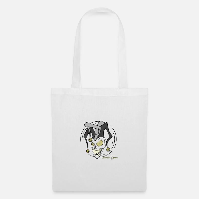 Blague sur le crâne3 - Sac en tissu - blanc