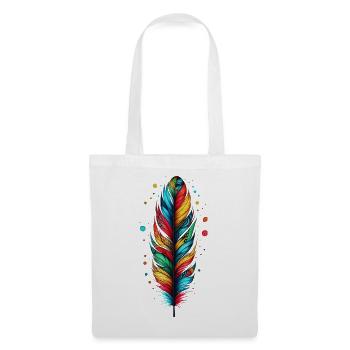 Feather - Tote Bag - white - Front