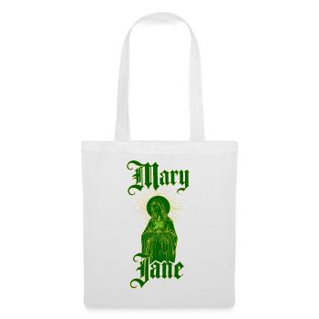 Vintage Mary Jane — 4:20 Gothic Cannabis Ritual - Stoffbeutel - Weiß - Vorne