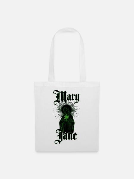 Mary_color_green_nowe1 - Stoffbeutel - Weiß