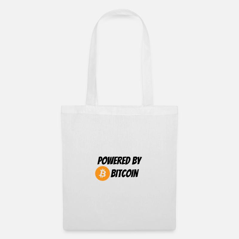 Propulsé par Bitcoin - Sac en tissu - blanc