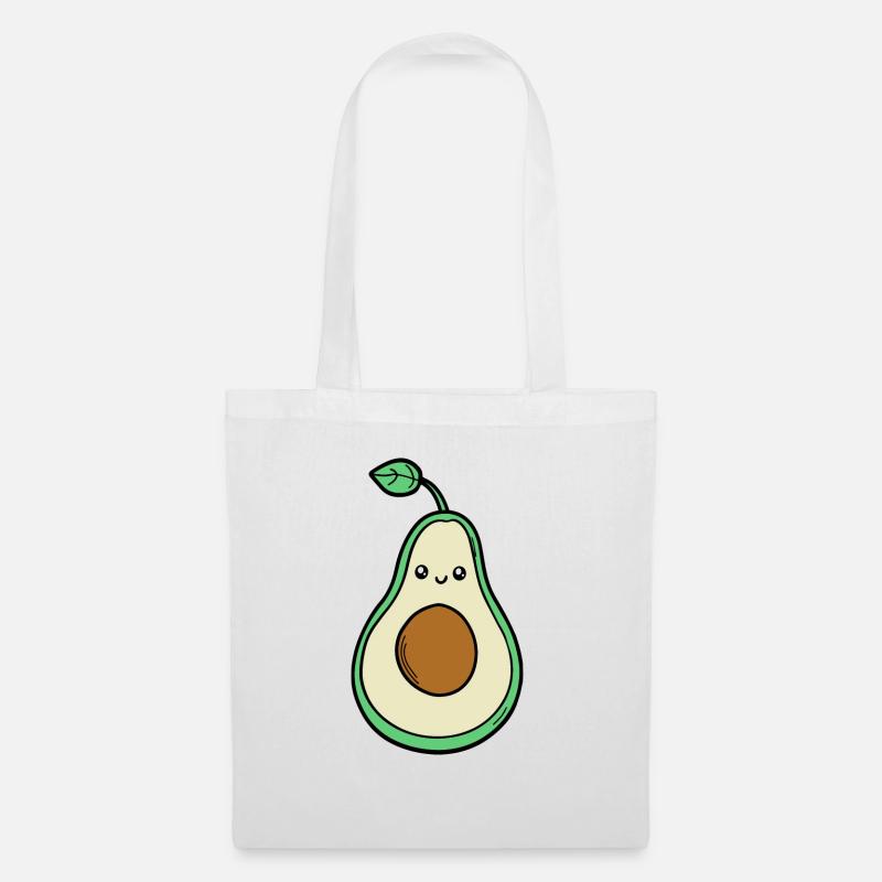 avocado boi - Stoffbeutel - Weiß