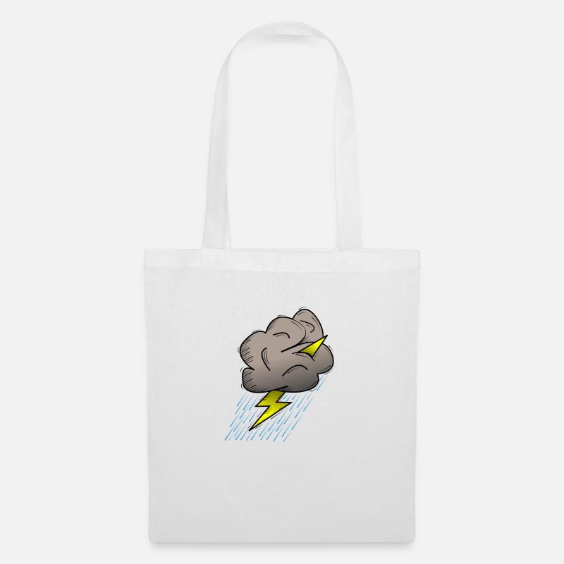 thundercloud - Tote Bag - white
