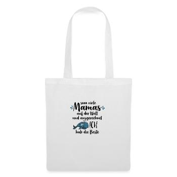 So viele Mamas auf der Welt Muttertag Geschenk - Stoffbeutel - Weiß - Vorne
