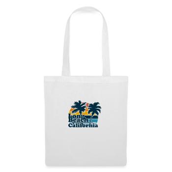 California Retro Surfer Palm Beach Holiday - Tote Bag - white - Front