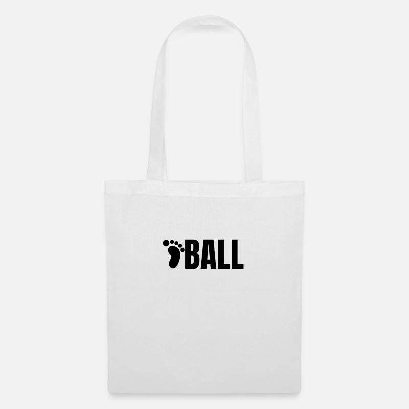 Fußball - Stoffbeutel - Weiß