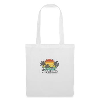 California Retro Surfer Palm Beach Holiday - Tote Bag - white - Front