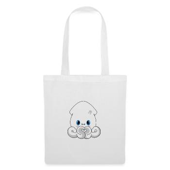 Maki le calmar - Sac en tissu - blanc - Devant