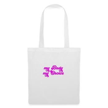 mon corps mon choix féminisme femmes femmes - Sac en tissu - blanc - Devant