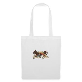 Santa Cruz Californie vintage rétro - Sac en tissu - blanc - Devant