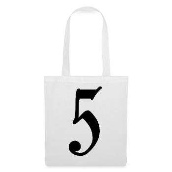 5. 5 YEARS. 5th ANNIVERSARY. 5 YEAR ANNIVERSARY - Tote Bag - white - Front